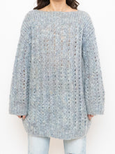 Load image into Gallery viewer, Vintage x Pale Blue Colourful Speckled Knit Sweater/Dress (XS-L)