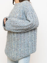 Load image into Gallery viewer, Vintage x Pale Blue Colourful Speckled Knit Sweater/Dress (XS-L)