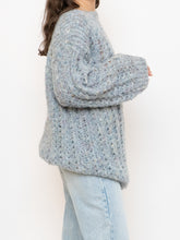 Load image into Gallery viewer, Vintage x Pale Blue Colourful Speckled Knit Sweater/Dress (XS-L)