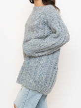 Load image into Gallery viewer, Vintage x Pale Blue Colourful Speckled Knit Sweater/Dress (XS-L)