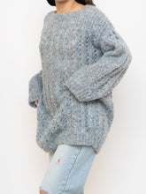 Load image into Gallery viewer, Vintage x Pale Blue Colourful Speckled Knit Sweater/Dress (XS-L)