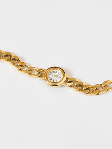 Vintage x Thick Gold Chain Watch