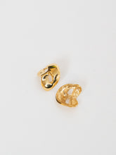 Load image into Gallery viewer, Vintage x Gold Mask Earrings
