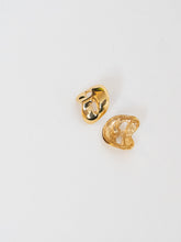 Load image into Gallery viewer, Vintage x Gold Mask Earrings