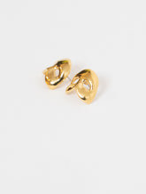 Load image into Gallery viewer, Vintage x Gold Mask Earrings