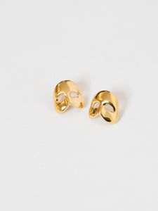 Vintage x Gold Mask Earrings