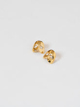 Load image into Gallery viewer, Vintage x Gold Mask Earrings