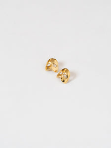 Vintage x Gold Mask Earrings