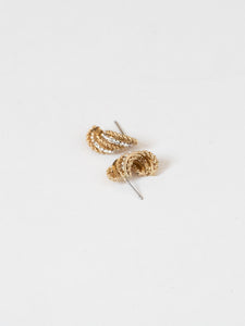Vintage x Gold Plated Rhinestone Earrings