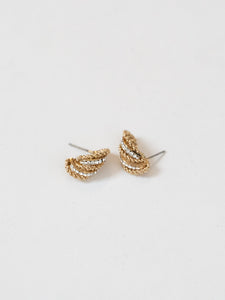Vintage x Gold Plated Rhinestone Earrings