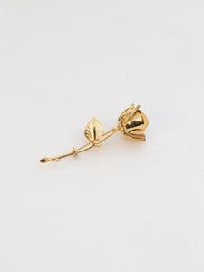 Vintage x Gold Rose Broach