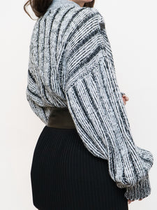 Vintage x Made in Korea x NINO FORIEN Black & White Knit Sweater (XS-2XL)