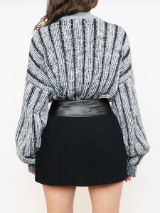 Vintage x Made in Korea x NINO FORIEN Black & White Knit Sweater (XS-2XL)