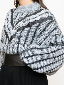 Vintage x Made in Korea x NINO FORIEN Black & White Knit Sweater (XS-2XL)