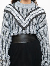 Load image into Gallery viewer, Vintage x Made in Korea x NINO FORIEN Black &amp; White Knit Sweater (XS-2XL)