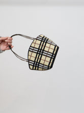 Load image into Gallery viewer, Vintage x Plaid Beaded Mini Purse