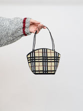 Load image into Gallery viewer, Vintage x Plaid Beaded Mini Purse
