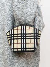 Load image into Gallery viewer, Vintage x Plaid Beaded Mini Purse