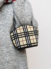 Load image into Gallery viewer, Vintage x Plaid Beaded Mini Purse