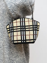 Load image into Gallery viewer, Vintage x Plaid Beaded Mini Purse