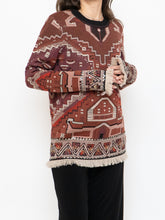 Load image into Gallery viewer, TORY BURCH x Deadstock Tapestry Sweater (XS-M)