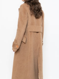 SANDRA ANGELOZZI x Camel Wool, Alpaca-Blend Jacket (XS, S)