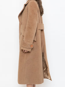 SANDRA ANGELOZZI x Camel Wool, Alpaca-Blend Jacket (XS, S)