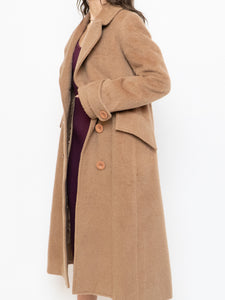 SANDRA ANGELOZZI x Camel Wool, Alpaca-Blend Jacket (XS, S)