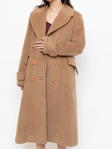 SANDRA ANGELOZZI x Camel Wool, Alpaca-Blend Jacket (XS, S)