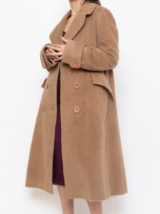SANDRA ANGELOZZI x Camel Wool, Alpaca-Blend Jacket (XS, S)