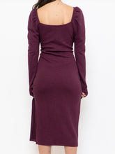Load image into Gallery viewer, CHELSEA 28 x Burgundy Knit Bodycon Dress (M, L)