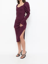 Load image into Gallery viewer, CHELSEA 28 x Burgundy Knit Bodycon Dress (M, L)