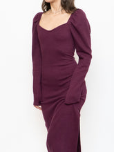 Load image into Gallery viewer, CHELSEA 28 x Burgundy Knit Bodycon Dress (M, L)