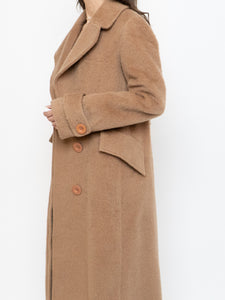 SANDRA ANGELOZZI x Camel Wool, Alpaca-Blend Jacket (XS, S)