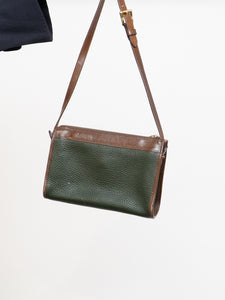 Vintage x Made in USA x DOONEY & BURKE Green, Brown Leather Purse