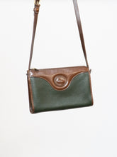 Load image into Gallery viewer, Vintage x Made in USA x DOONEY &amp; BURKE Green, Brown Leather Purse