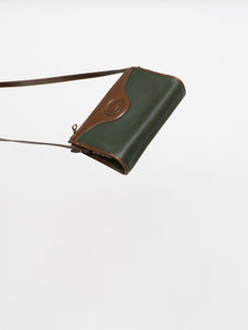 Vintage x Made in USA x DOONEY & BURKE Green, Brown Leather Purse