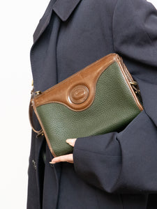 Vintage x Made in USA x DOONEY & BURKE Green, Brown Leather Purse