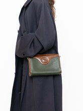 Load image into Gallery viewer, Vintage x Made in USA x DOONEY &amp; BURKE Green, Brown Leather Purse