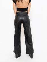 Load image into Gallery viewer, WILFRED x Black Wide-Leg Faux Leather Pants (S, M)