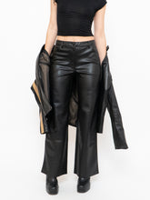 Load image into Gallery viewer, WILFRED x Black Wide-Leg Faux Leather Pants (S, M)