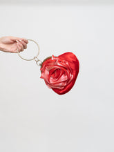 Load image into Gallery viewer, Vintage x Red Rose Clutch
