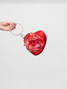 Vintage x Red Rose Clutch