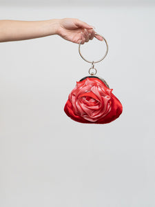 Vintage x Red Rose Clutch
