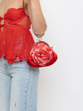 Load image into Gallery viewer, Vintage x Red Rose Clutch