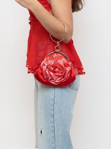 Vintage x Red Rose Clutch