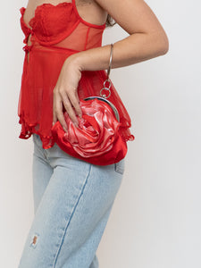Vintage x Red Rose Clutch