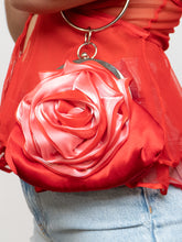 Load image into Gallery viewer, Vintage x Red Rose Clutch