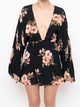 Load image into Gallery viewer, REFORMATION x Black &amp; Pink Floral Dress (XS, S)