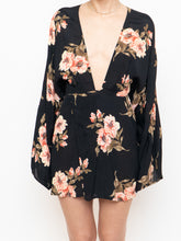 Load image into Gallery viewer, REFORMATION x Black &amp; Pink Floral Dress (XS, S)